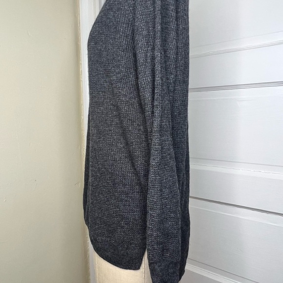 Madewell Wafflestitch Pullover Sweater Charcoal Medium NWT NEW - Picture 4 of 14